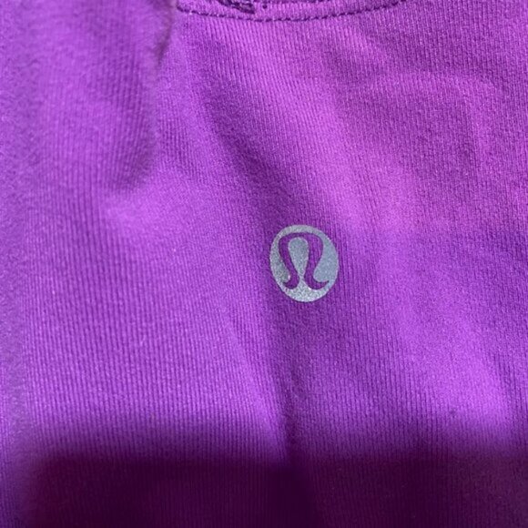 Lululemon Purple Crisscross Back Athletic Purple Women's Tank Top Size L - Picture 5 of 6